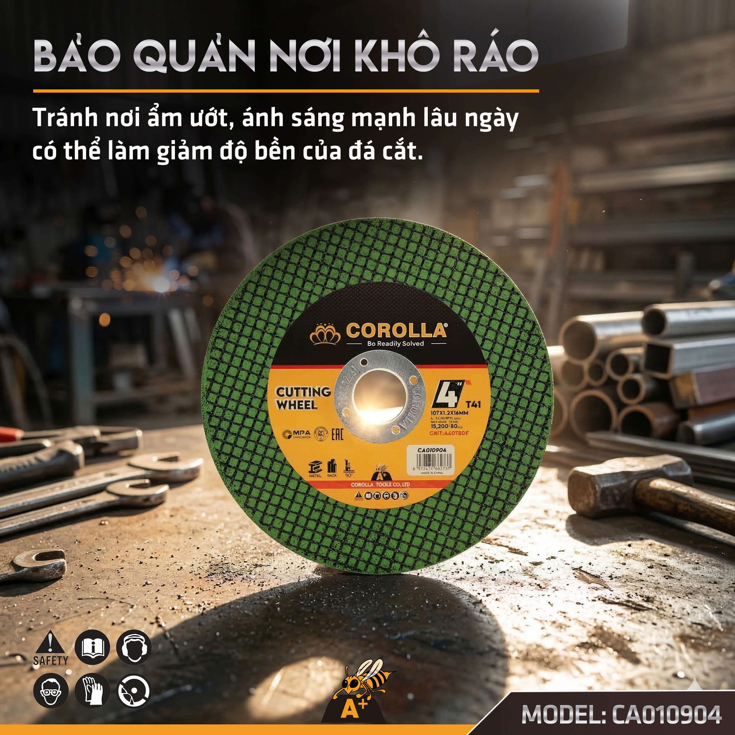 ĐÁ CẮT COROLLA 107mm