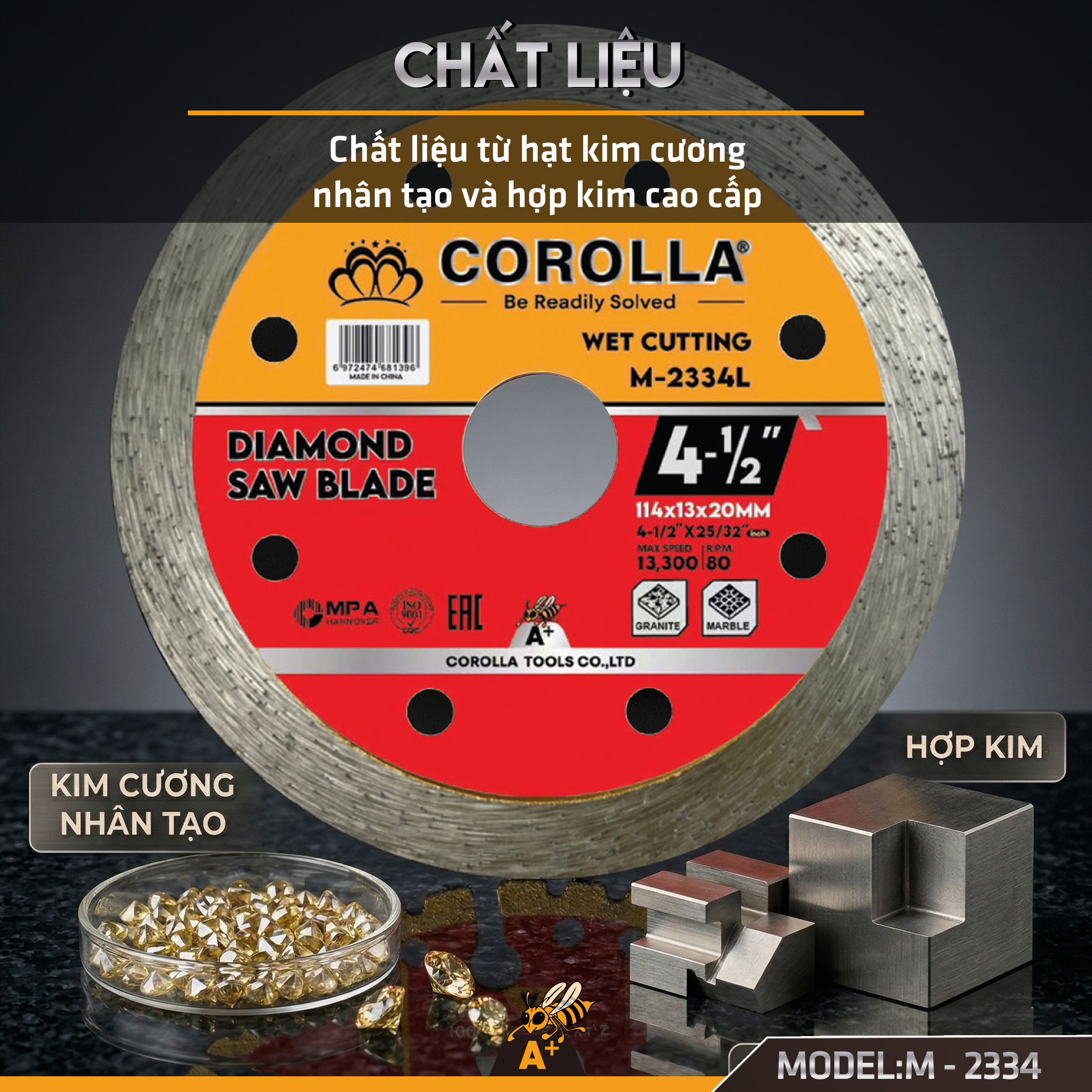 LƯỠI CẮT GẠCH COROLLA