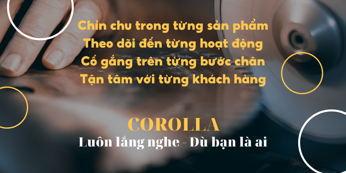 COROLLA thương hiệu kim khí hàng đầu VIệt Nam