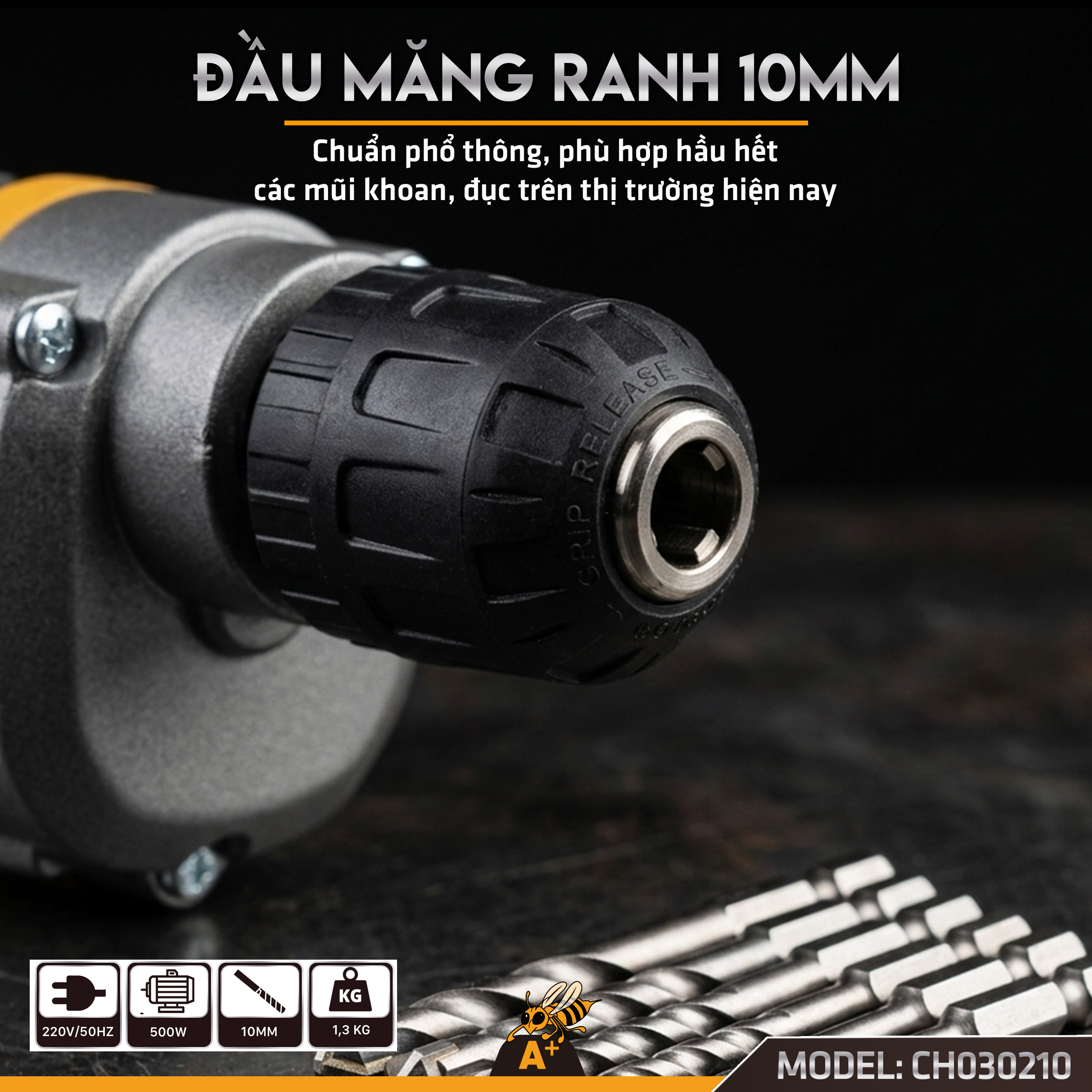 CH030210 - MÁY KHOAN ĐIỆN ĐẦU 10 MM 5