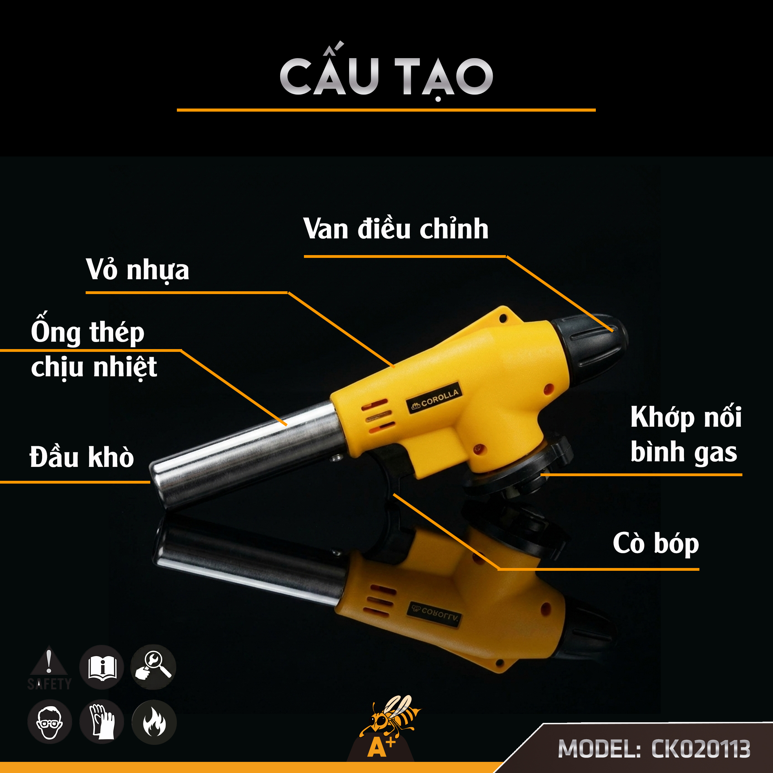 CK020113 - KHÒ GAS TỰ ĐỘNG COROLLA 2