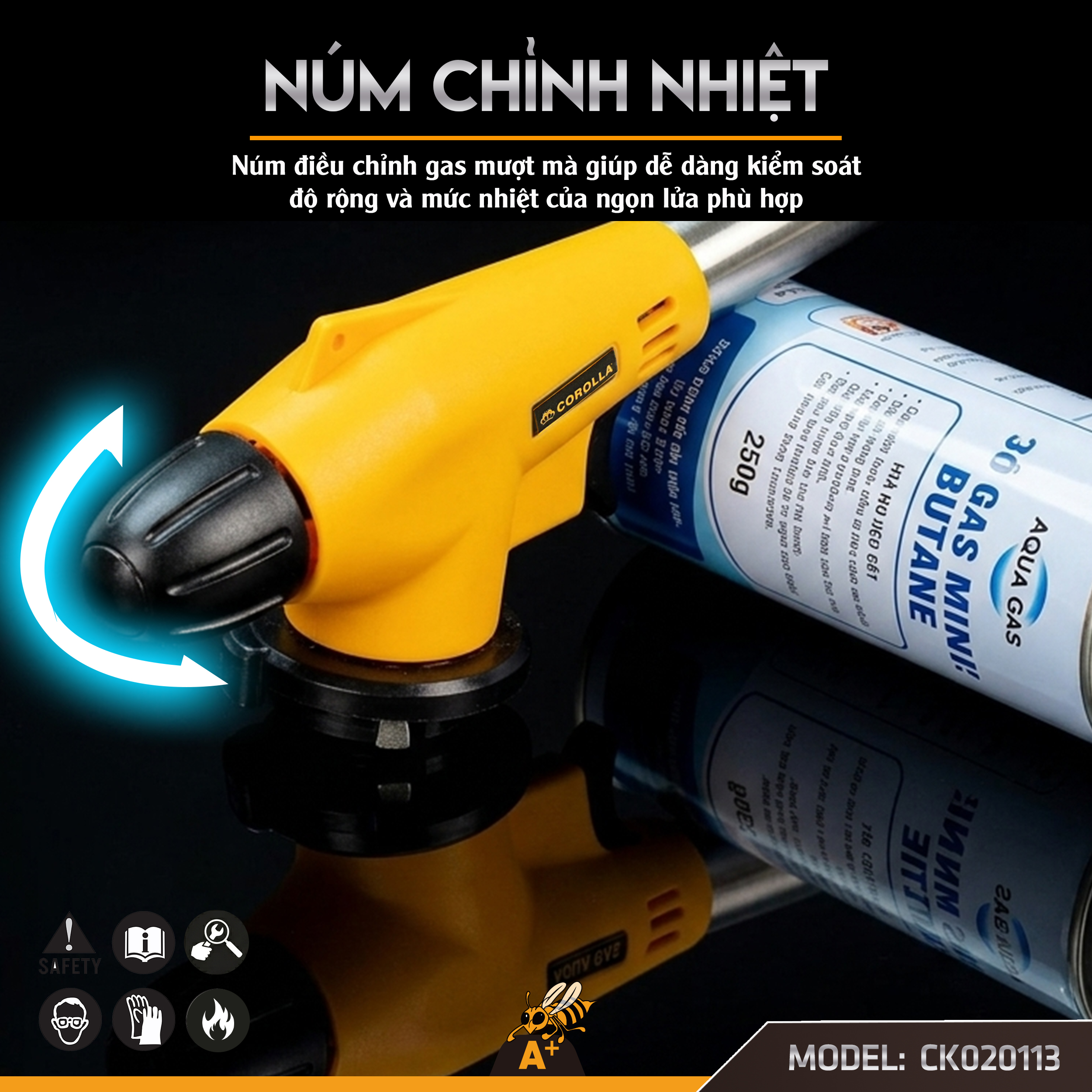 CK020113 - KHÒ GAS TỰ ĐỘNG COROLLA 4
