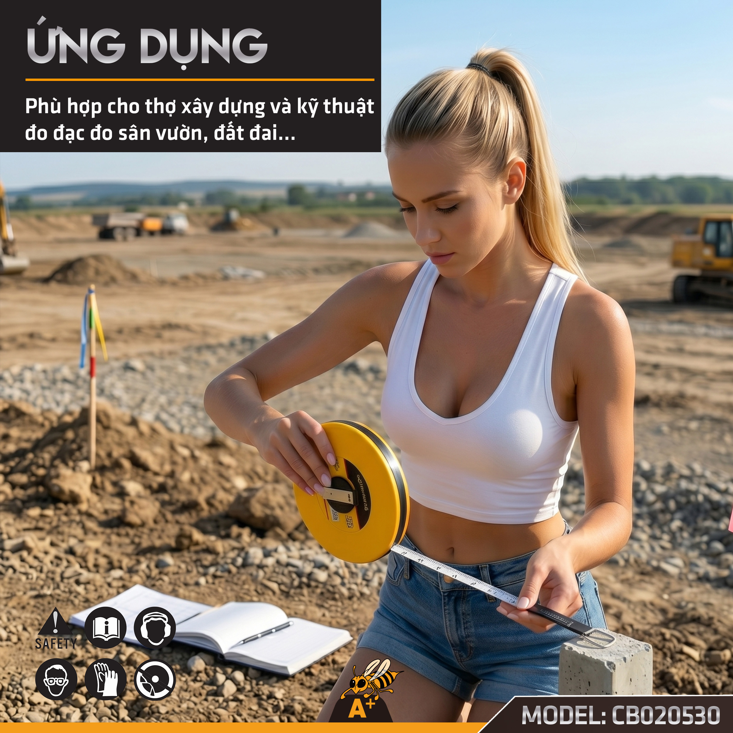 CB020530 THƯỚC DÂY TRÒN 30 MÉT 8