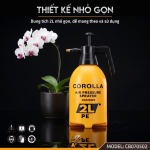 BÌNH PHUN TƯỚI CÂY BƠM TAY 2L