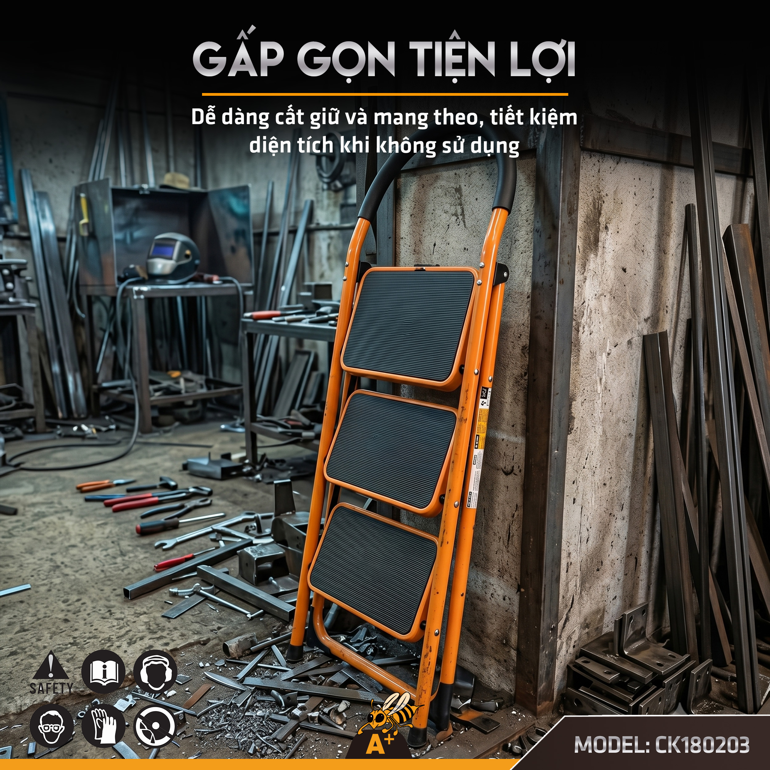 CK180203 THANG GHẾ 3 BẬC 5