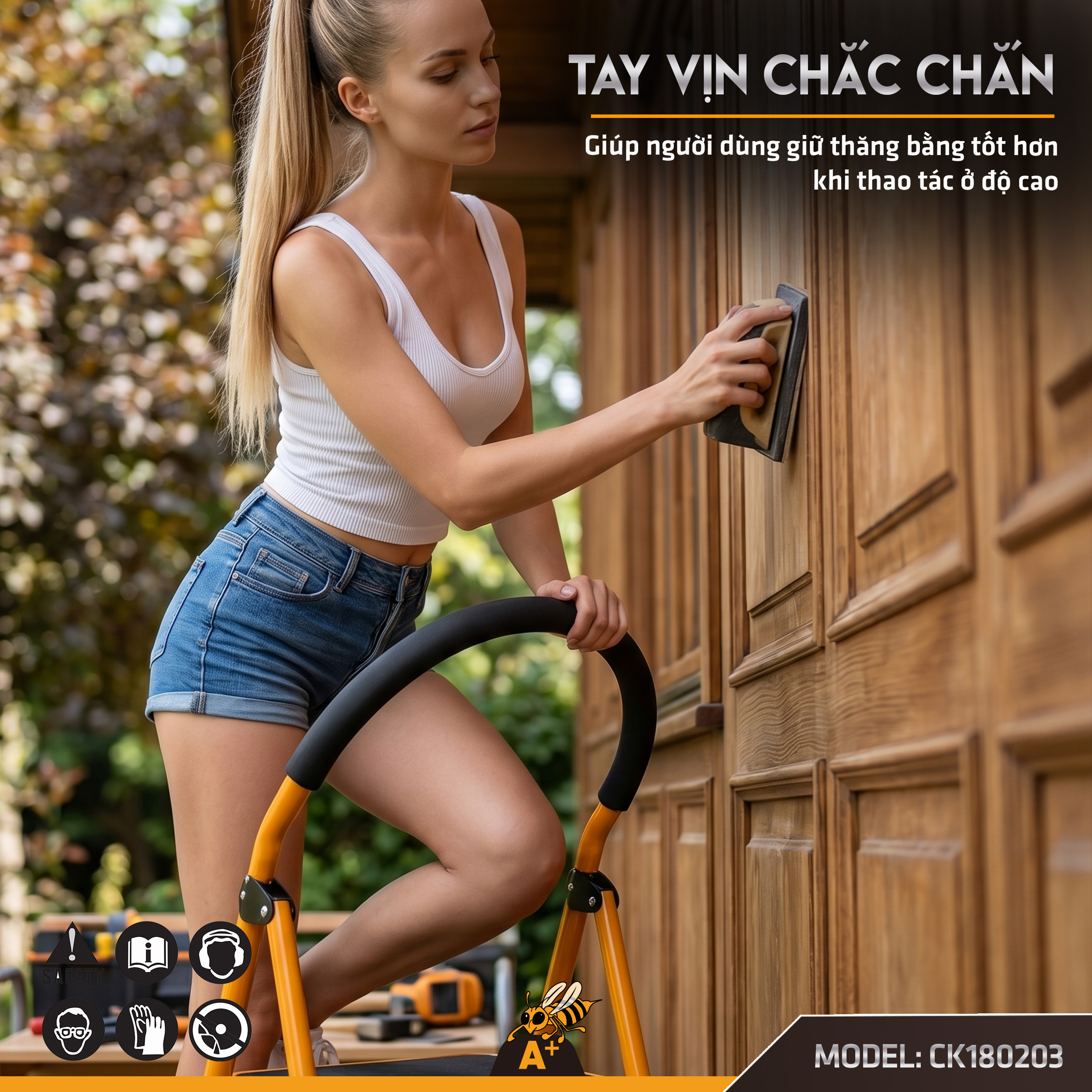 CK180203 THANG GHẾ 3 BẬC 6