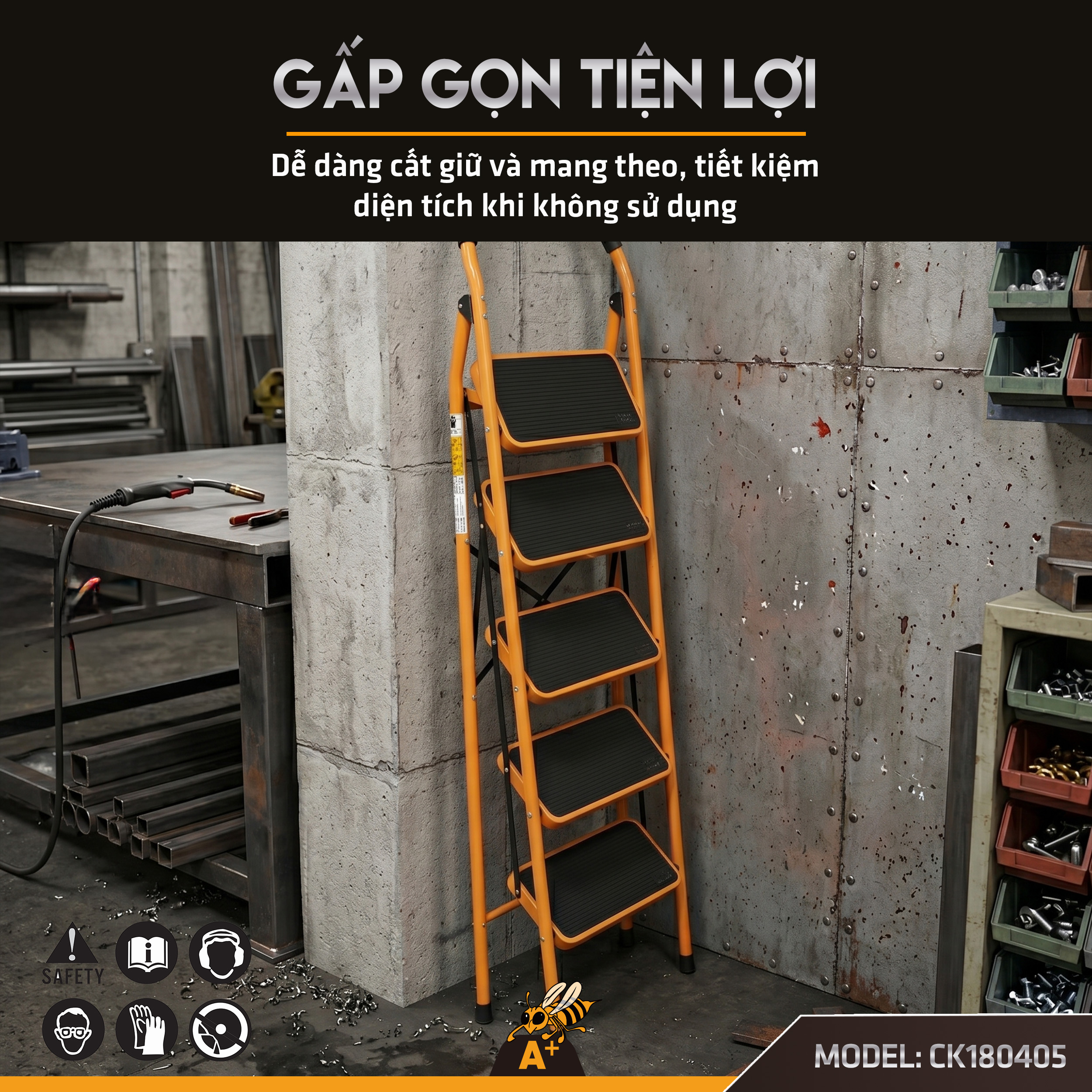 CK180405 THANG GHẾ 5 BẬC 5
