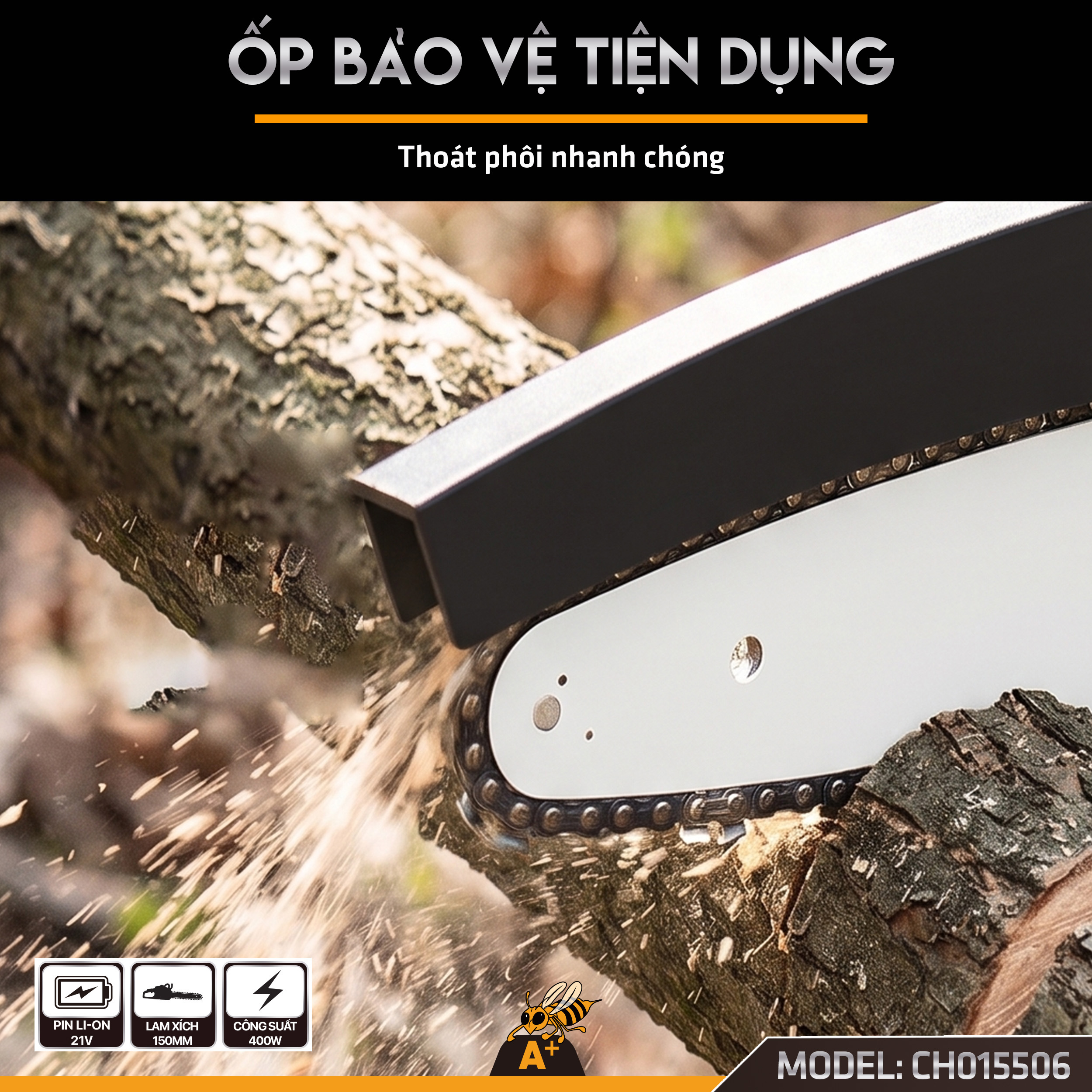 CH015506 - THÂN MÁY CƯA XÍCH CẦM TAY 6 INCH 4
