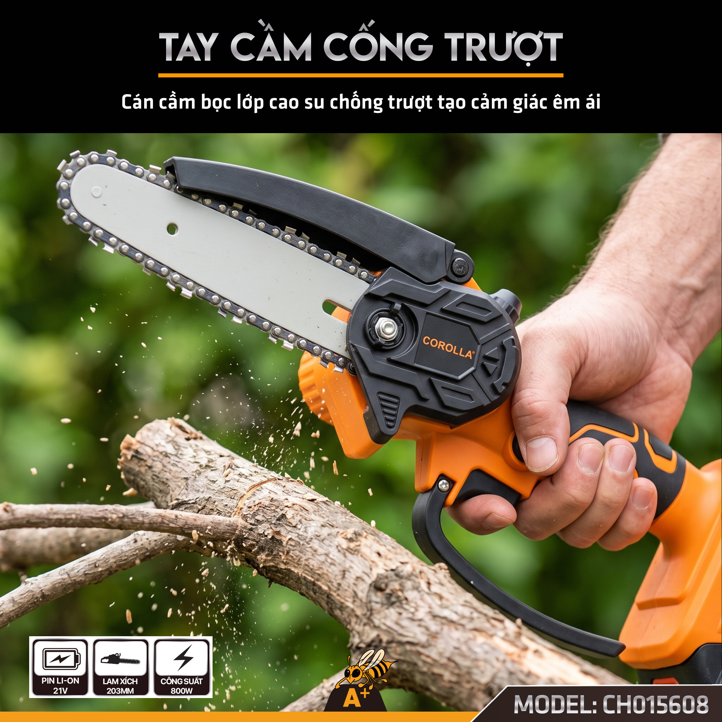 CH015608 - THÂN MÁY CƯA XÍCH CẦM TAY 8 INCH 5